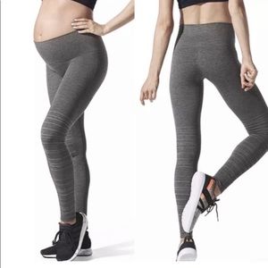 Blanqi Gray Compression Maternity Leggings